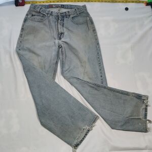 Bugle Boy Men's Light Gray Relaxed Jeans
